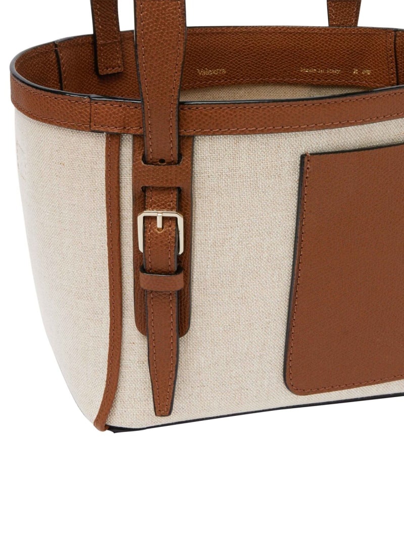 Mini Bucket canvas top handle bag - 3