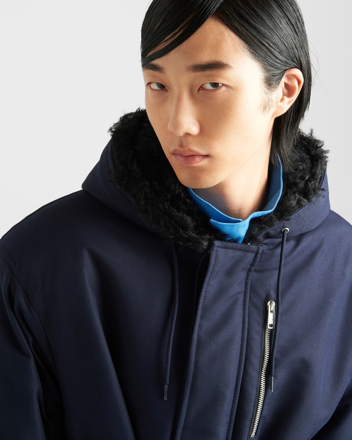Technical canvas raincoat - 3