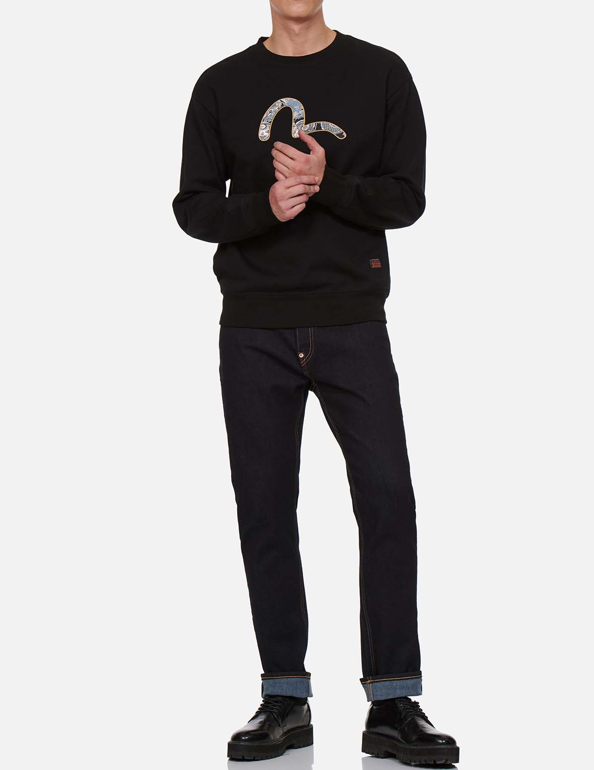 BROCADE SEAGULL APPLIQUÉ SWEATSHIRT - 5