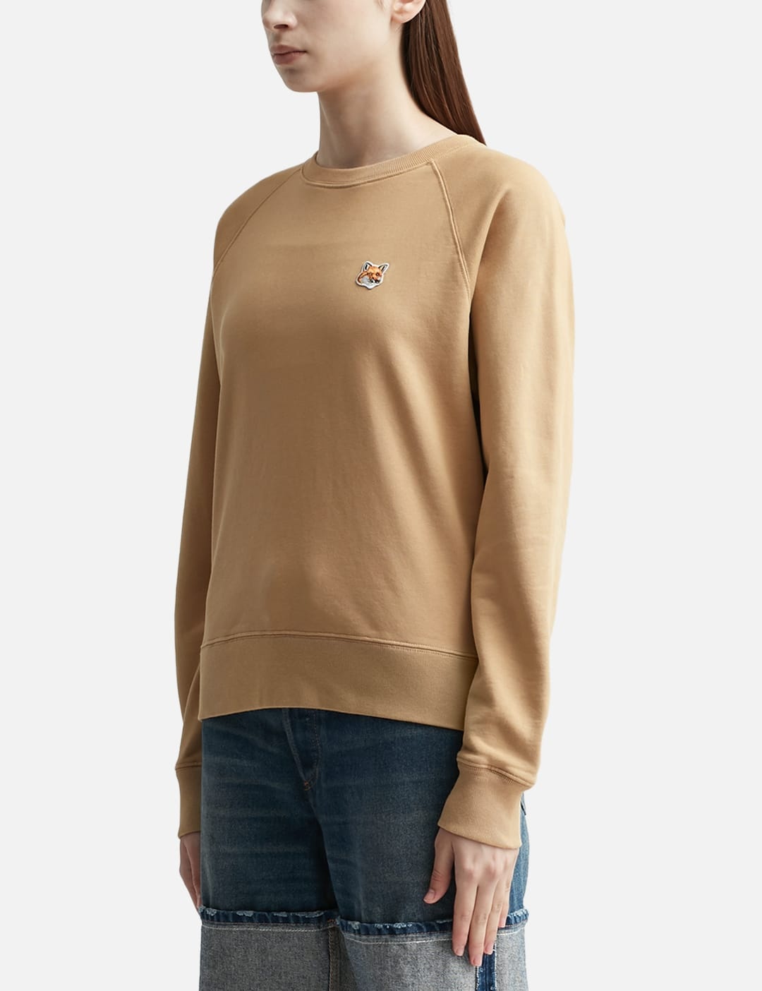 Fox Head patch cotton sweatshirt - 2