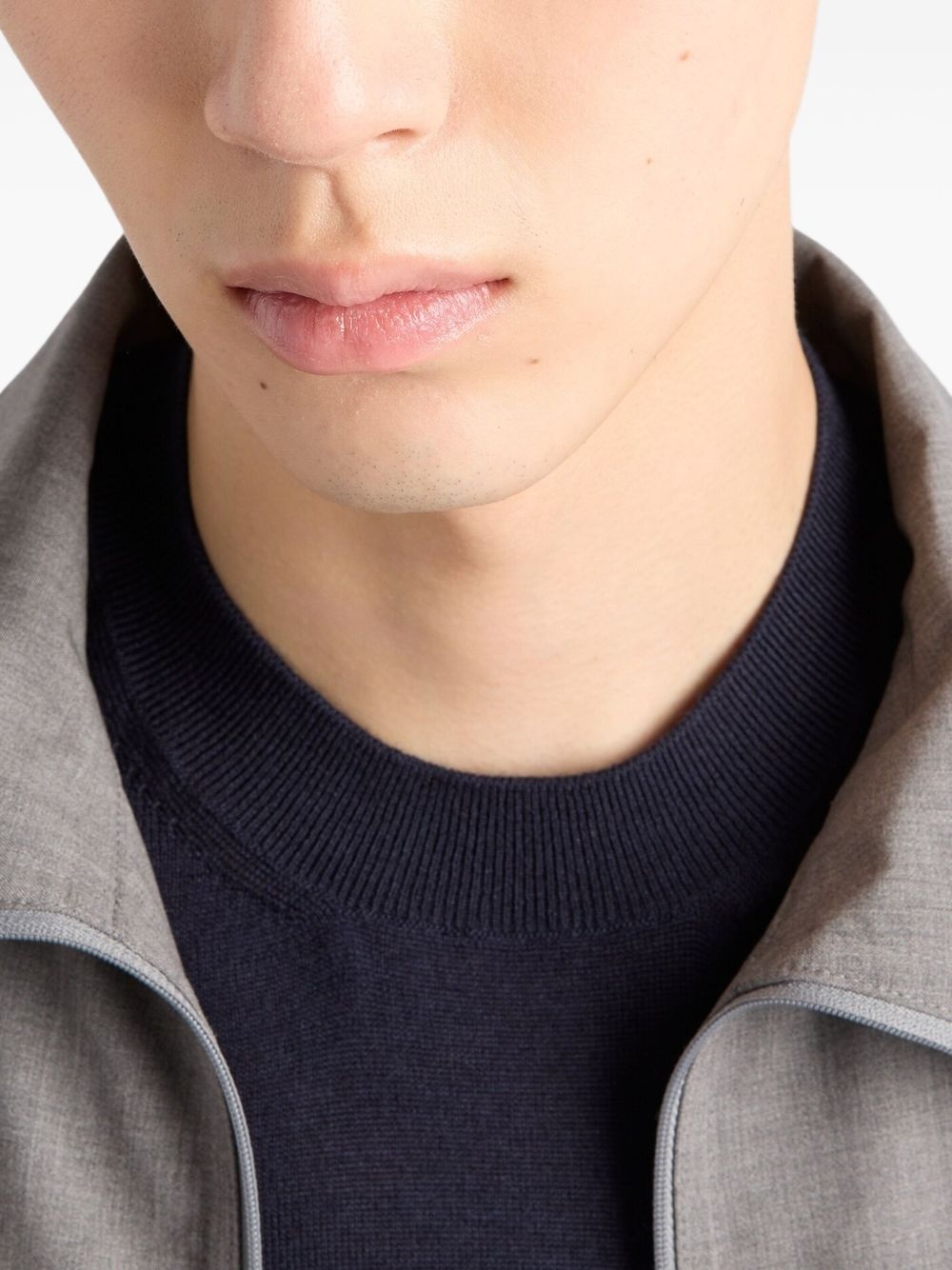 cashmere crew neck T-shirt - 6