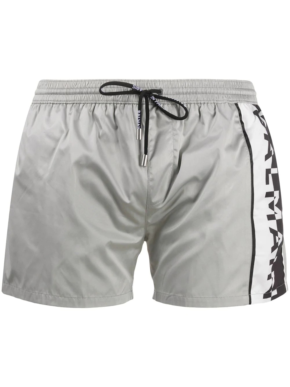 logo print swim shorts - 1