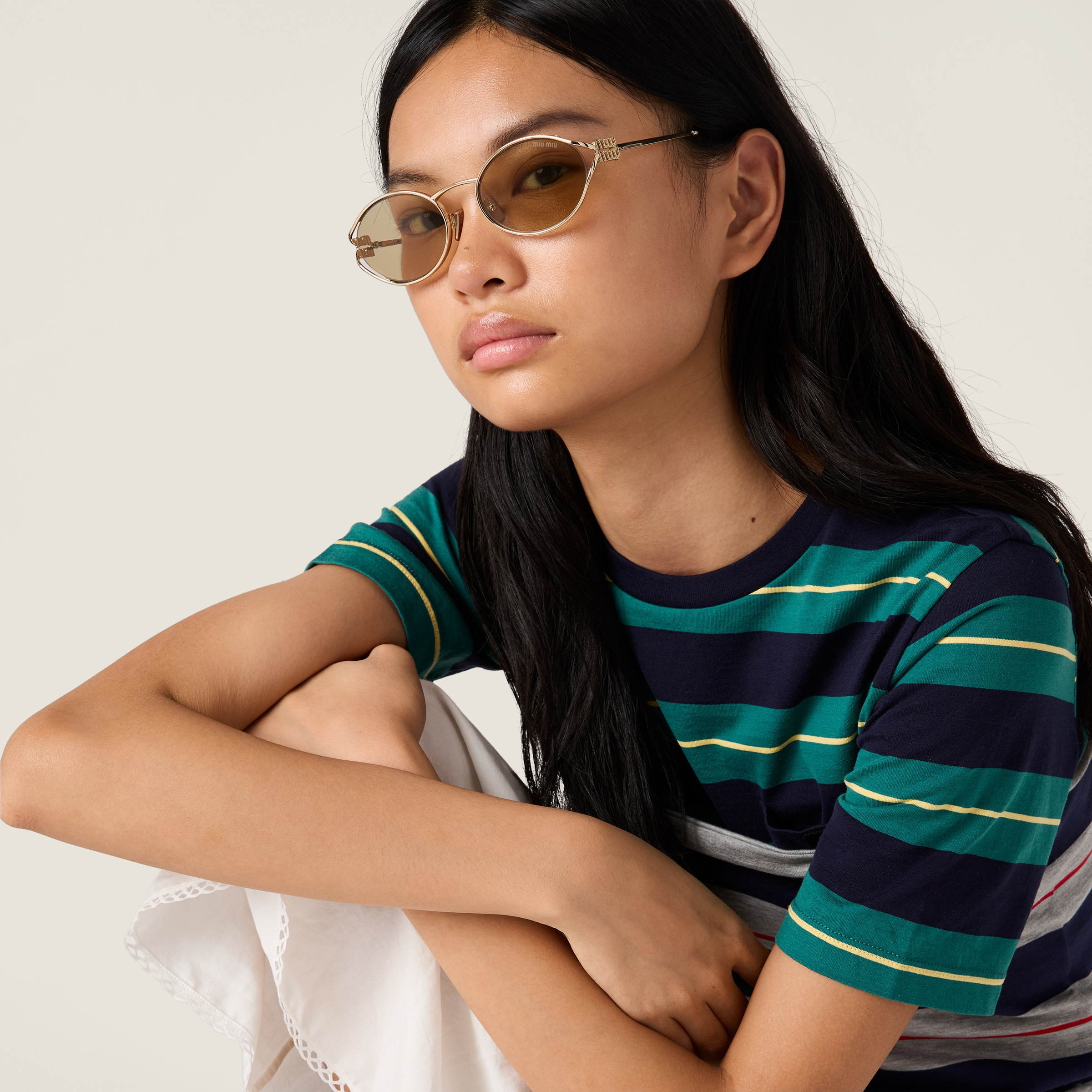 Miu Miu Logo sunglasses - 6