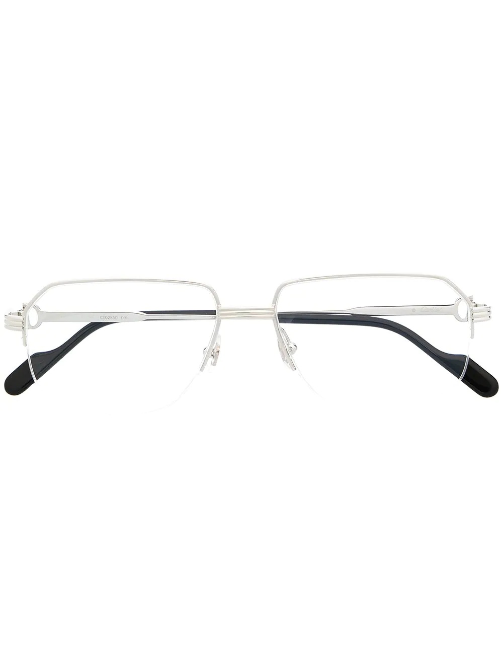 square-frame glasses - 1