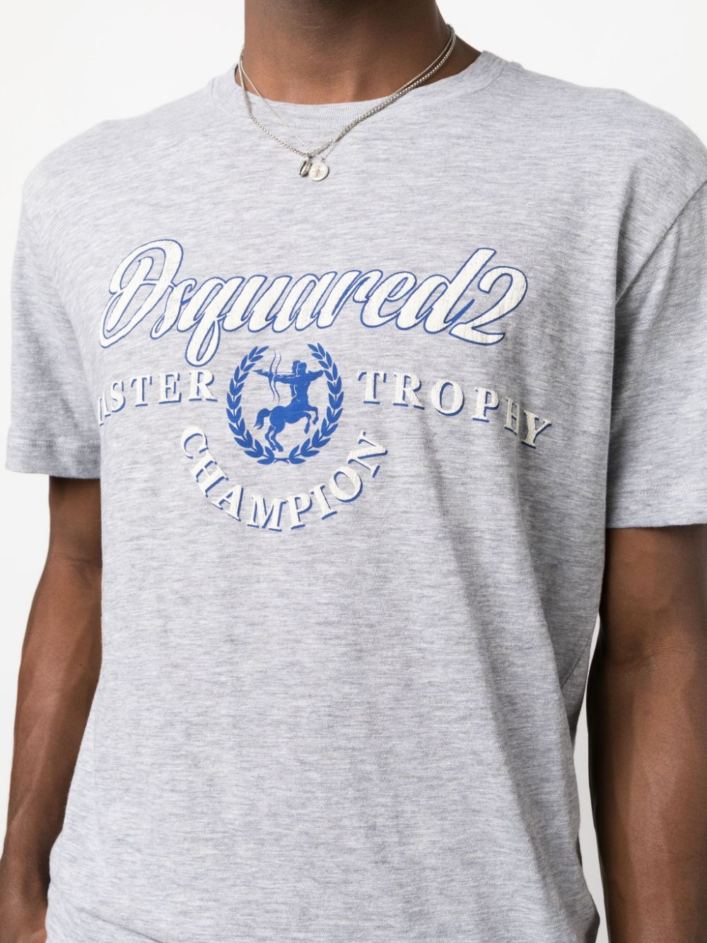 logo-print cotton-blend T-shirt - 5