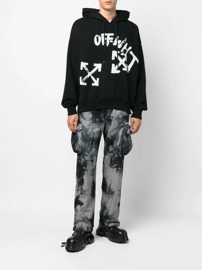 Off-White Arrows-print hoodie outlook