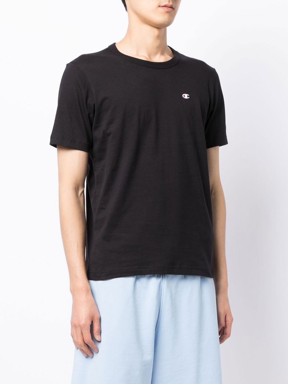 Reverse Weave crew-neck T-shirt - 3