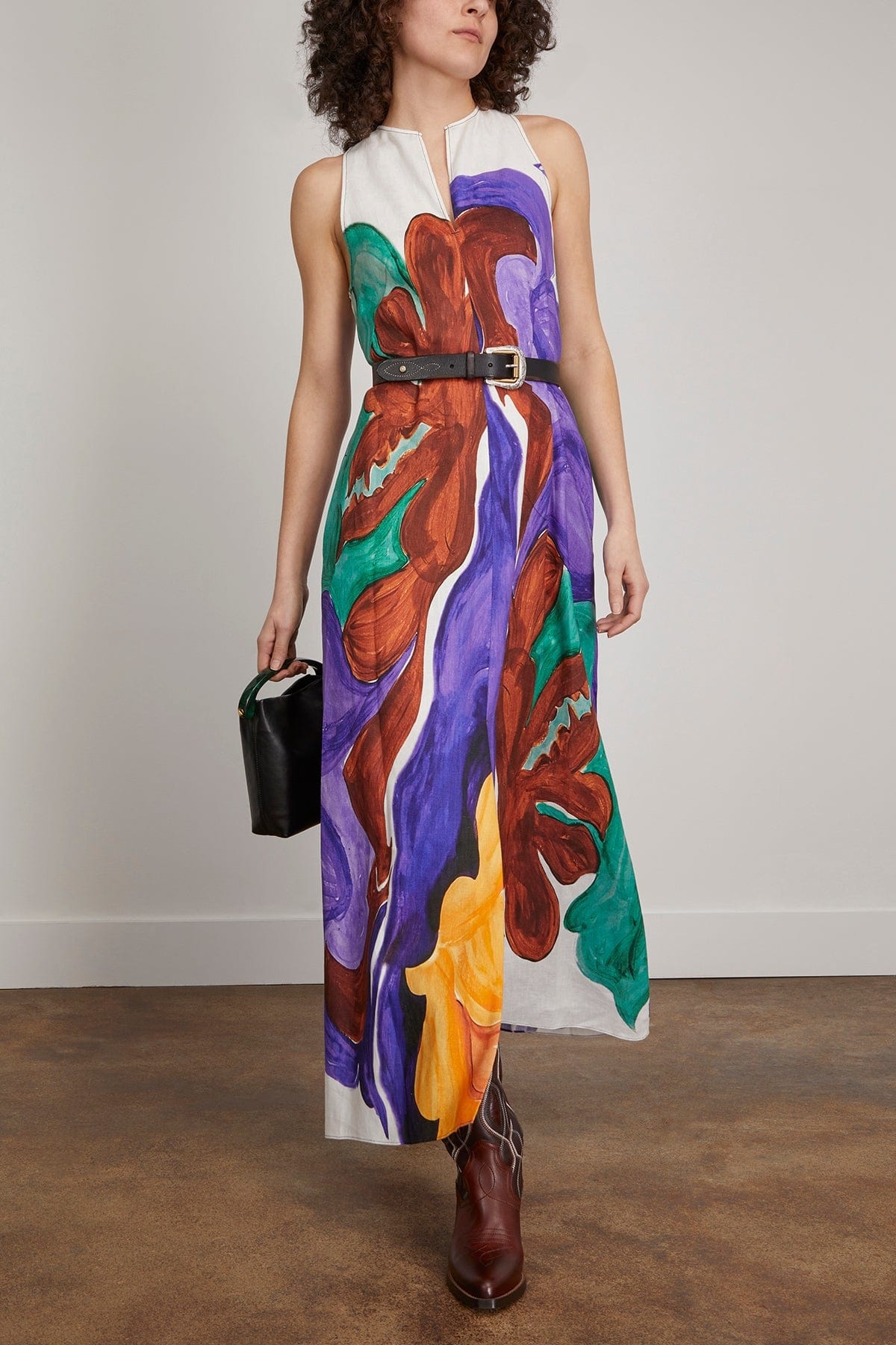 Rainbow Flames Dress in Rainbow Flames - 2