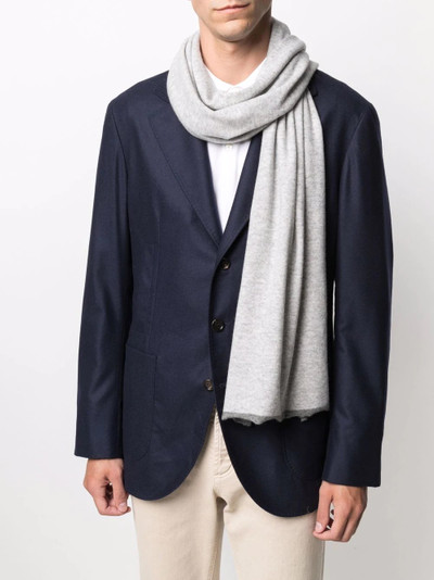 Brunello Cucinelli lightweight cashmere scarf outlook