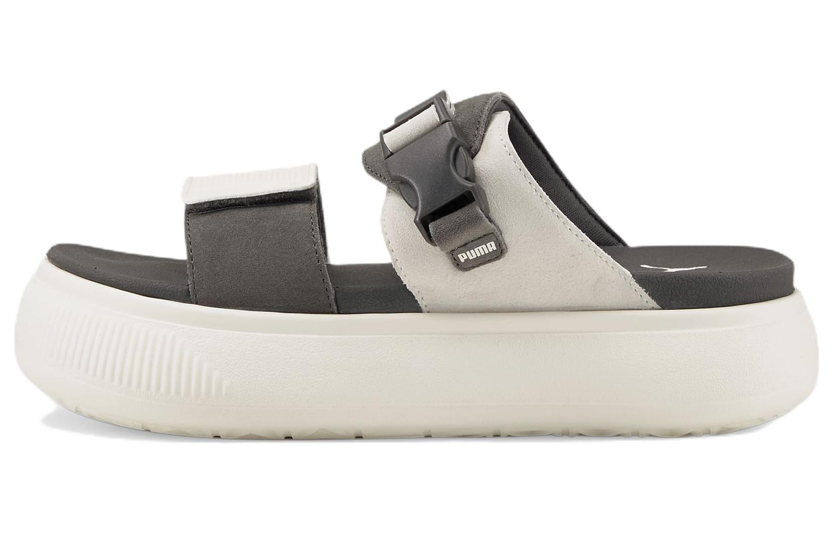 (WMNS) PUMA Suede Mayu Sandal 'Marshmallow Dark Shadow' 383380-01 - 2