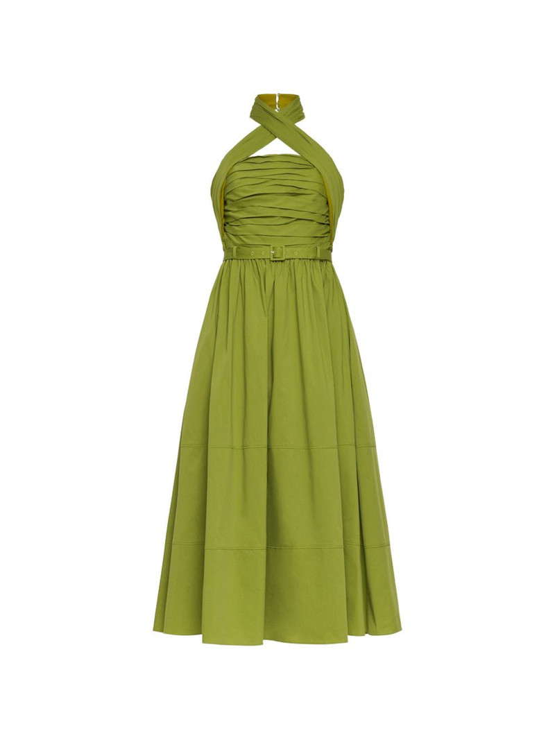 Marcie belted halterneck midi dress 1