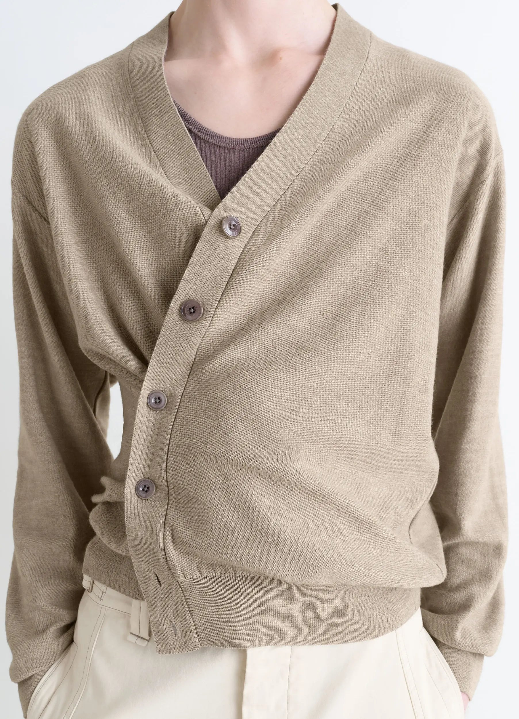 RELAXED TWISTED CARDIGAN - 6