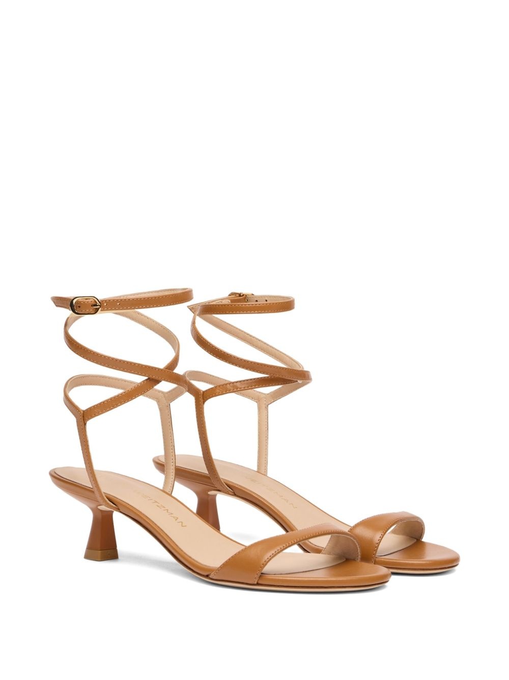 wrap leather sandals - 2