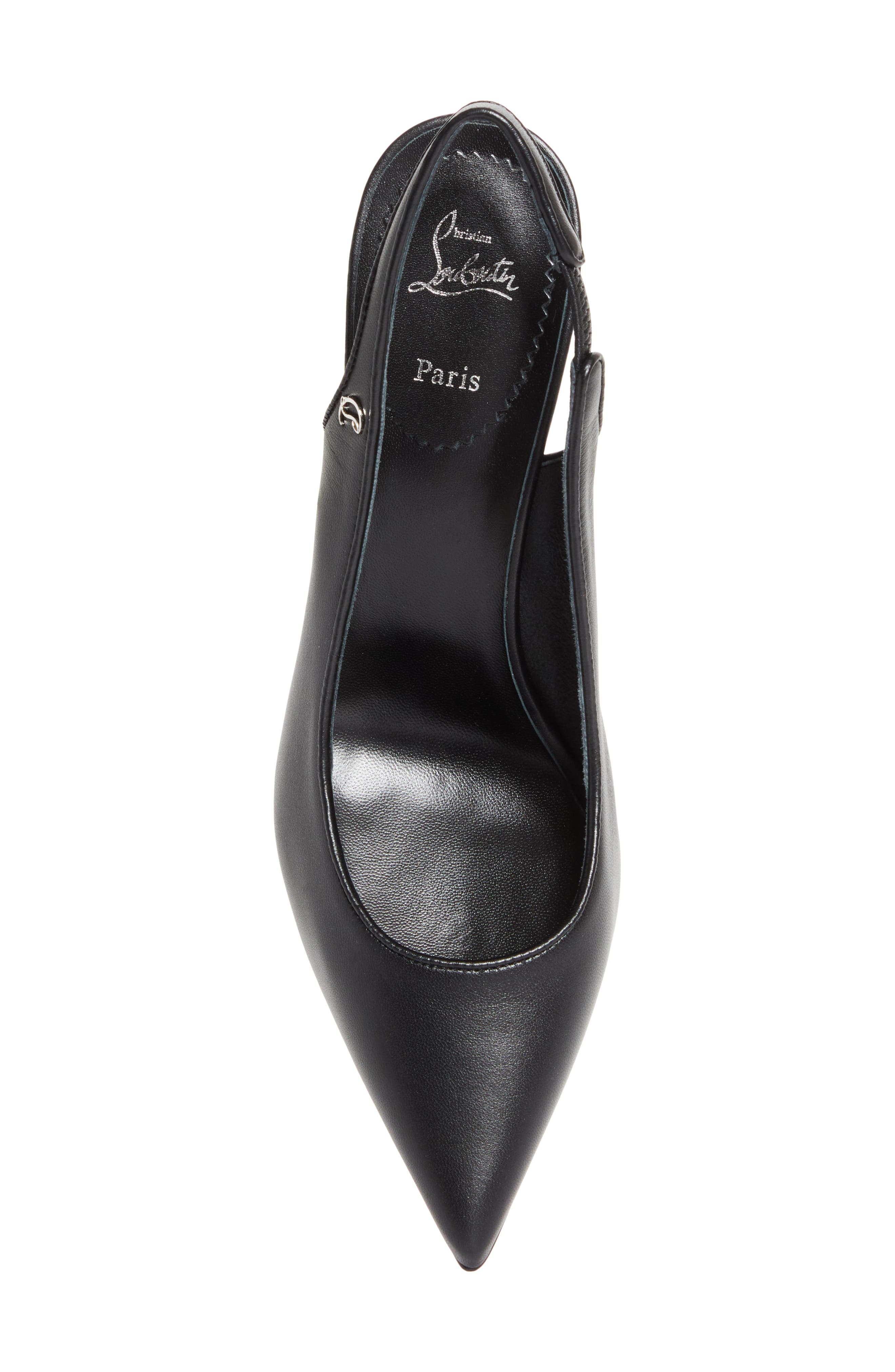 Christian Louboutin Sporty Kate Slingback Pump in Black/Lin Black at Nordstrom - 5