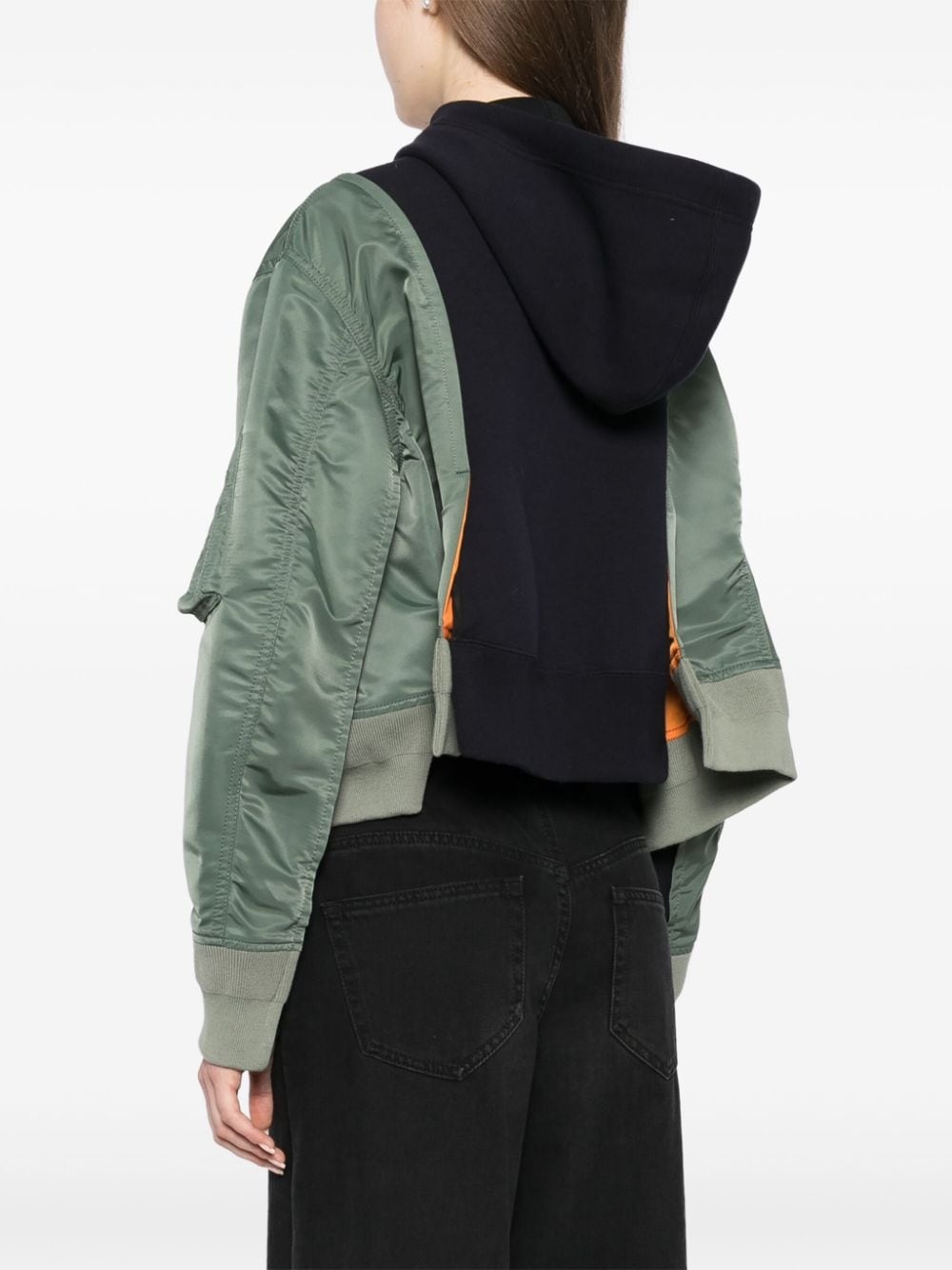 panelled bomber jacket - 4