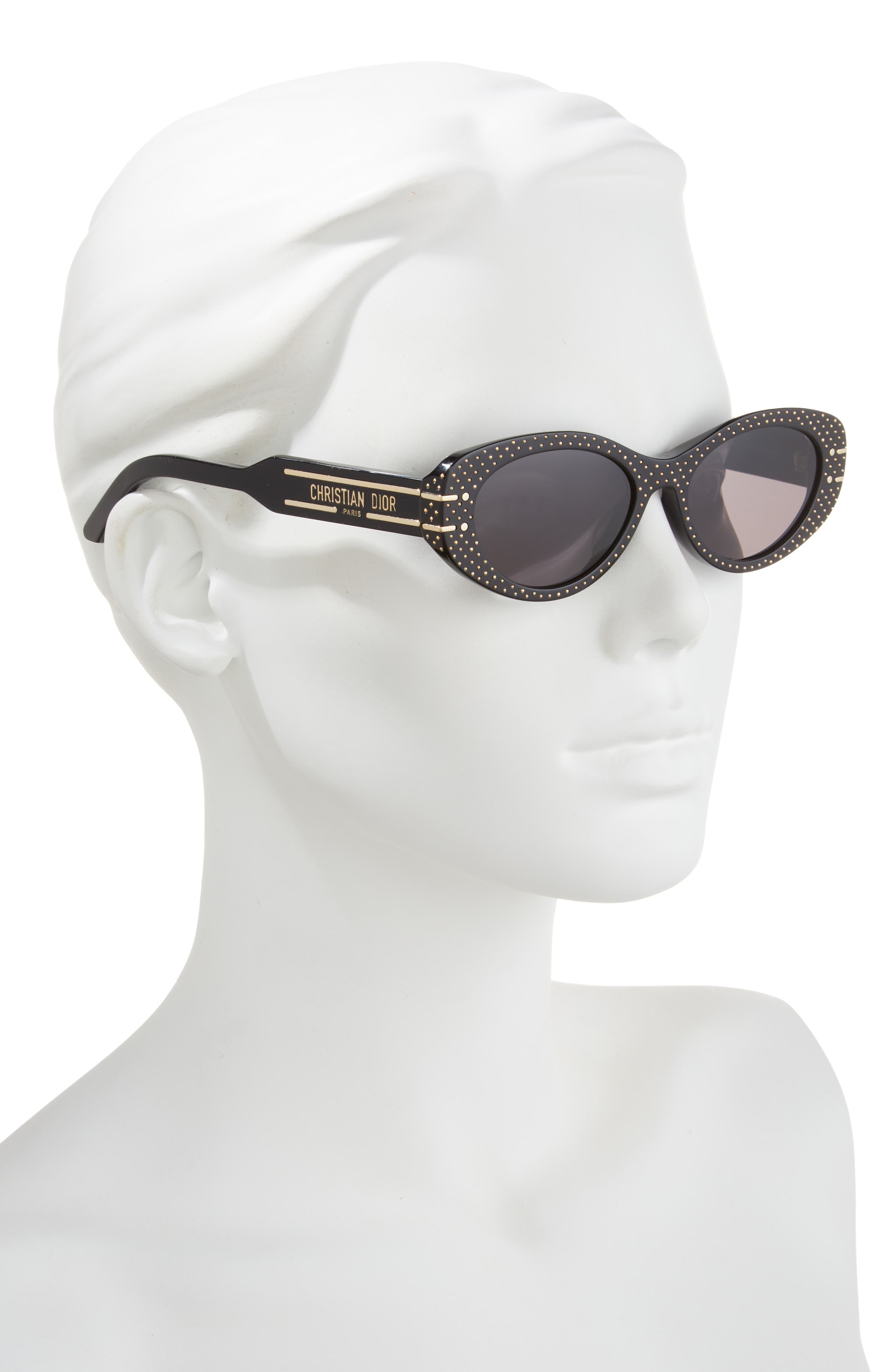 'DiorSignature B8U Butterfly Sunglasses in Black/Other /Smoke at Nordstrom - 3