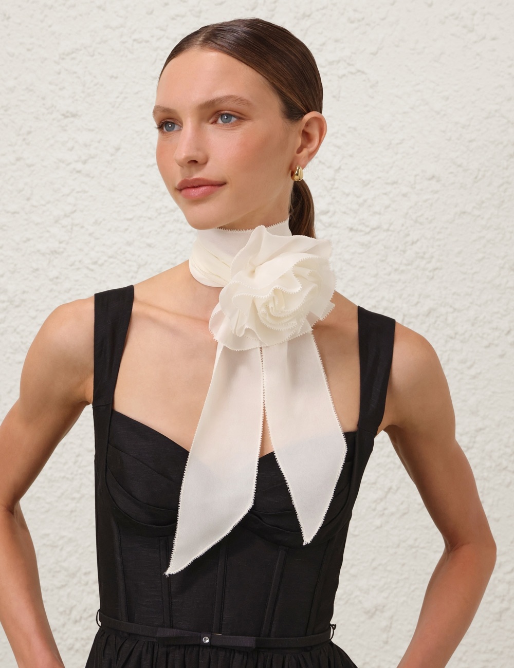 FLOWER NECK SCARF - 2