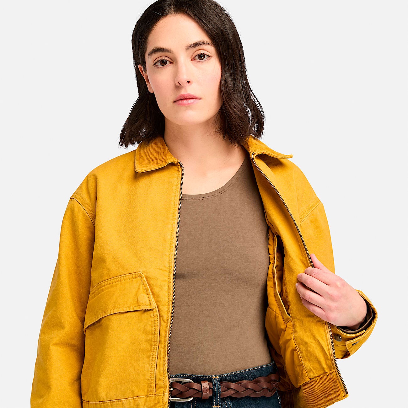 Women's Strafford Quilted Washed Canvas Jacket - 5