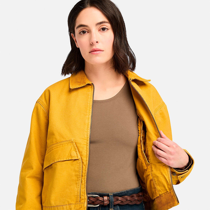 Women's Strafford Quilted Washed Canvas Jacket 5