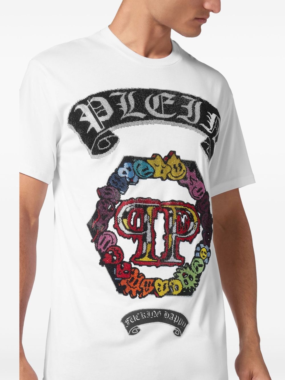 Strass Smile T-shirt - 5