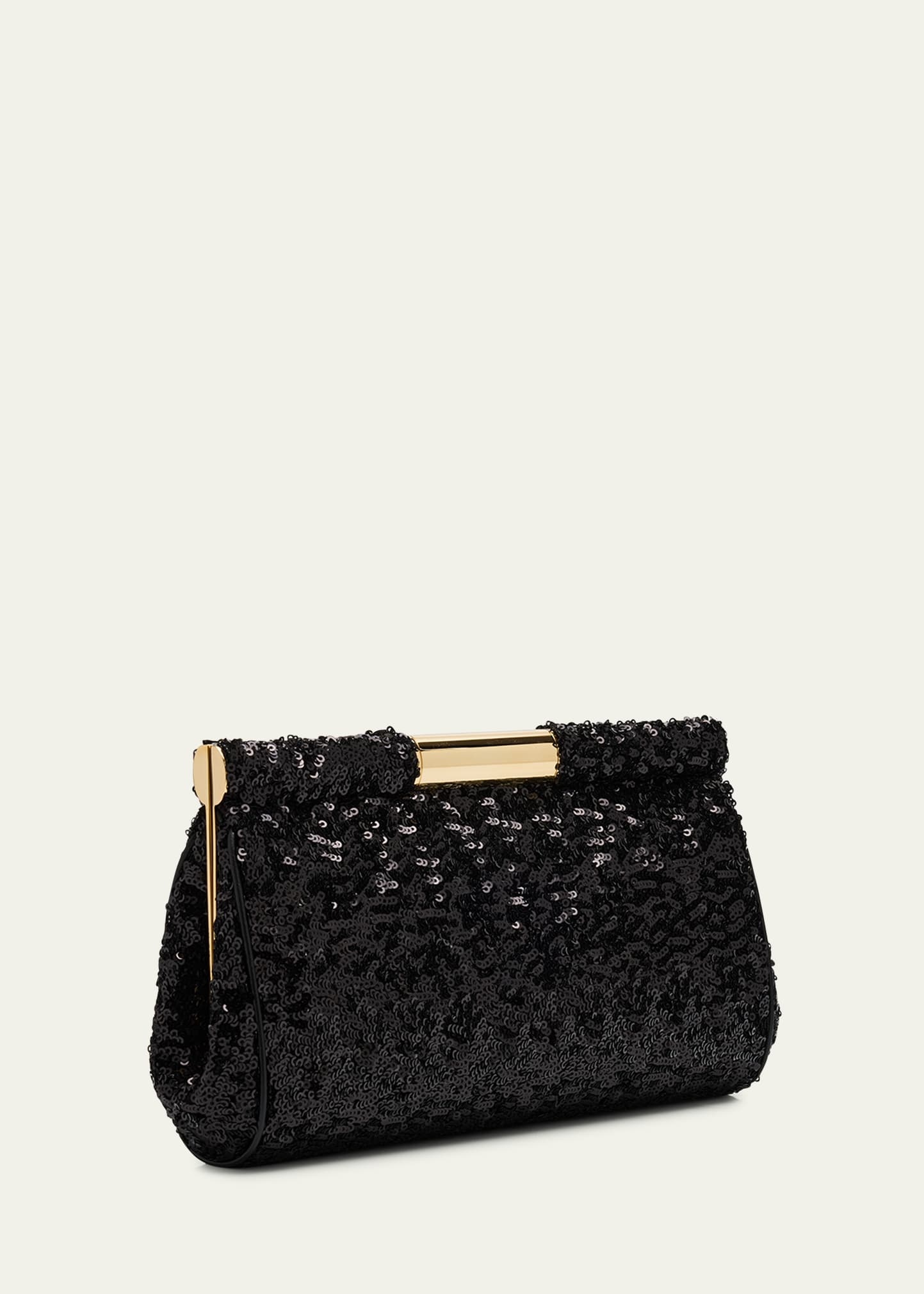 Marlene Medium Sequined Clutch Bag - 3