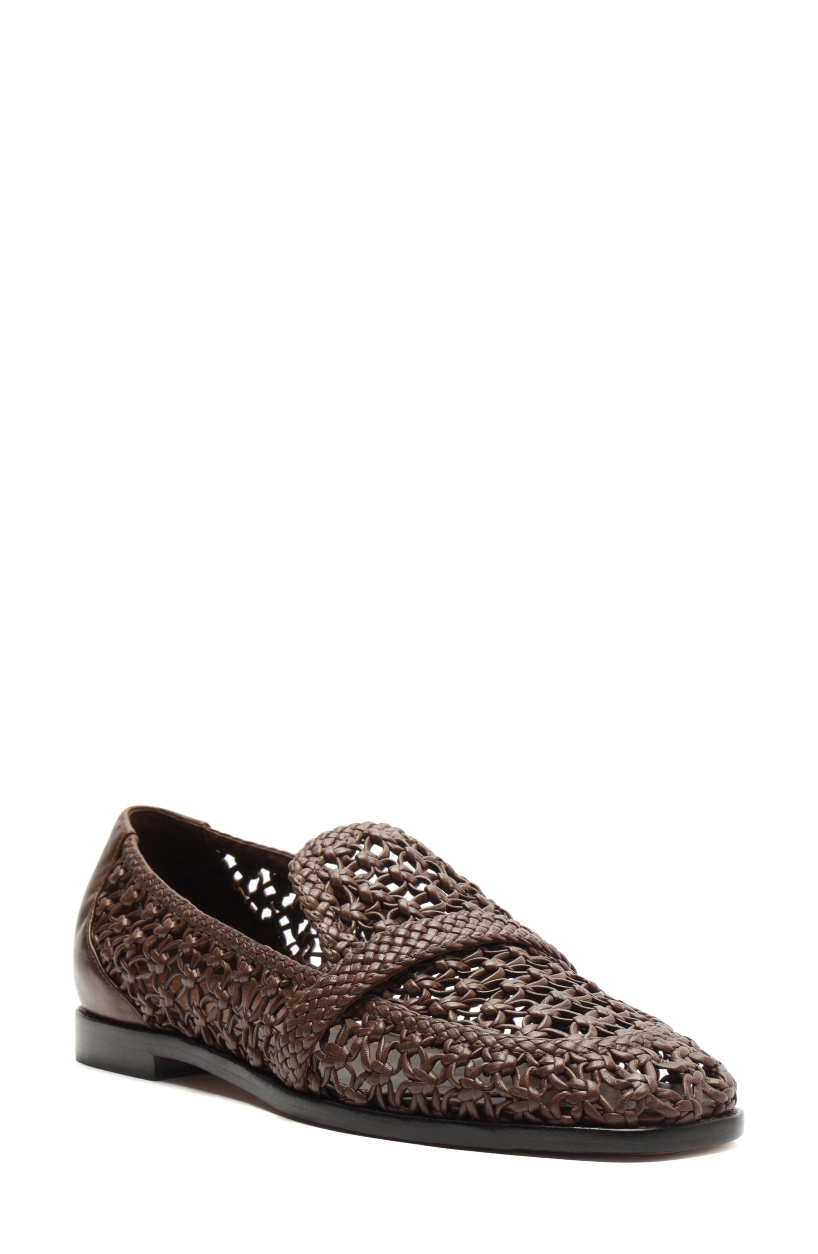 Alexandre Birman Jane Tresse Loafer in Rich Brown at Nordstrom - 1