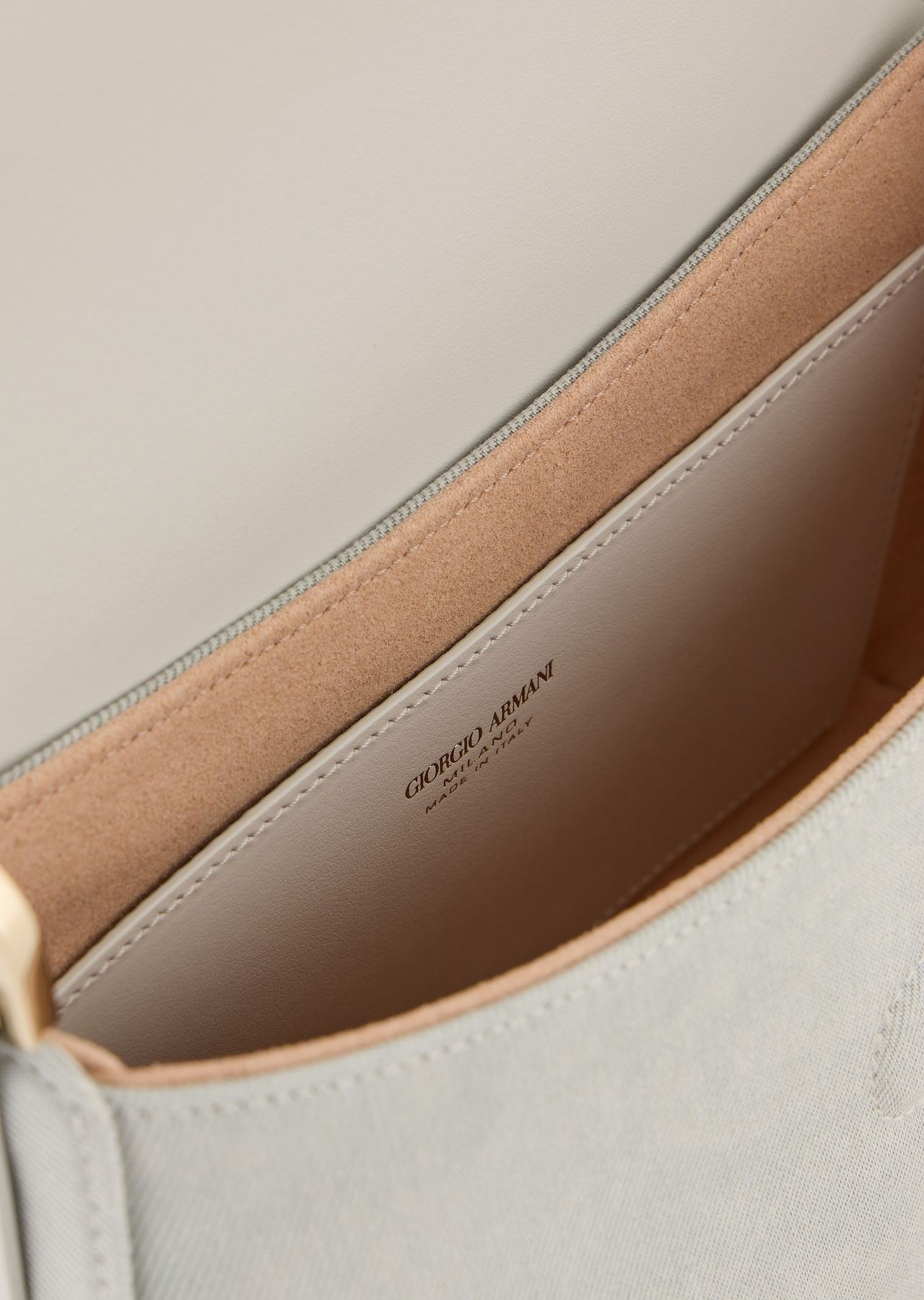 Denim Collection la Prima Soft small denim baguette bag - 4