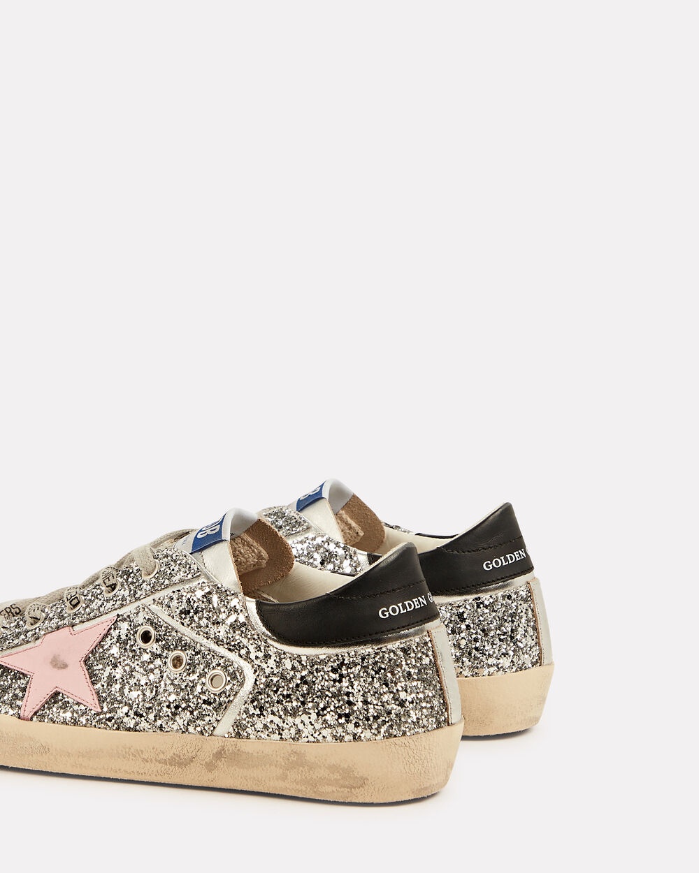 Superstar Glitter Low-Top Leather Sneaker - 3