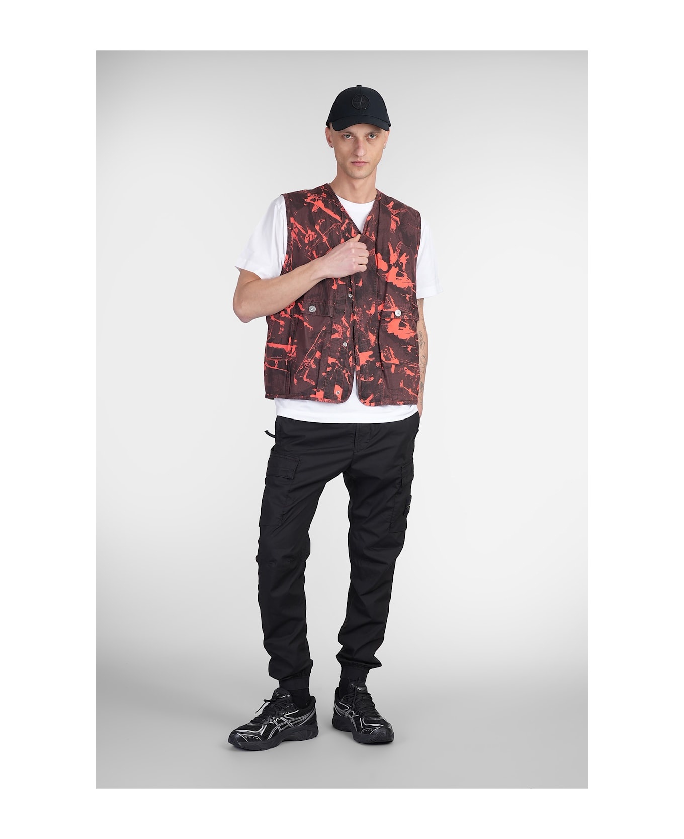 Vest In Black Cotton - 2