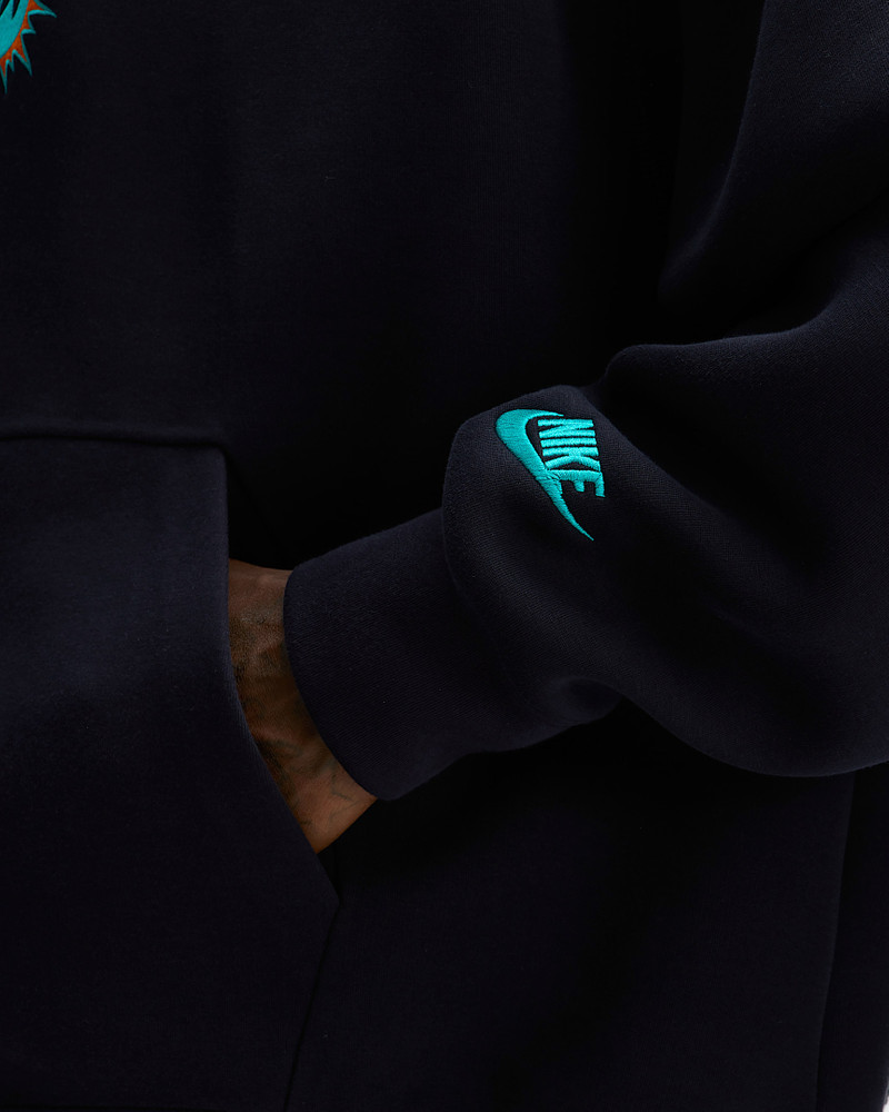 Miami Dolphins Rivalries Collection Oversized Tech Fleece Men's Nike NFL Pullover Hoodie 7