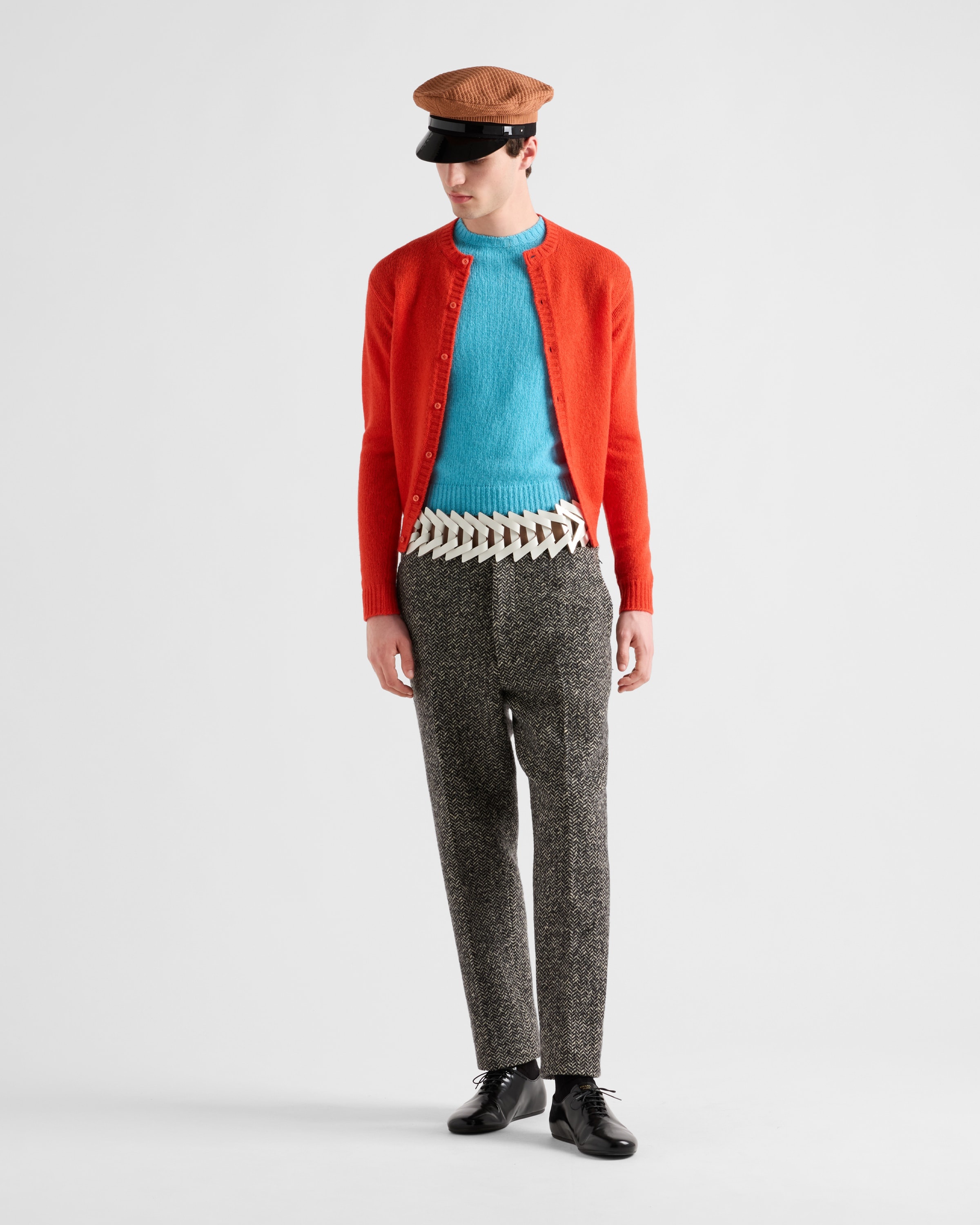 Short-sleeved cashmere sweater - 2