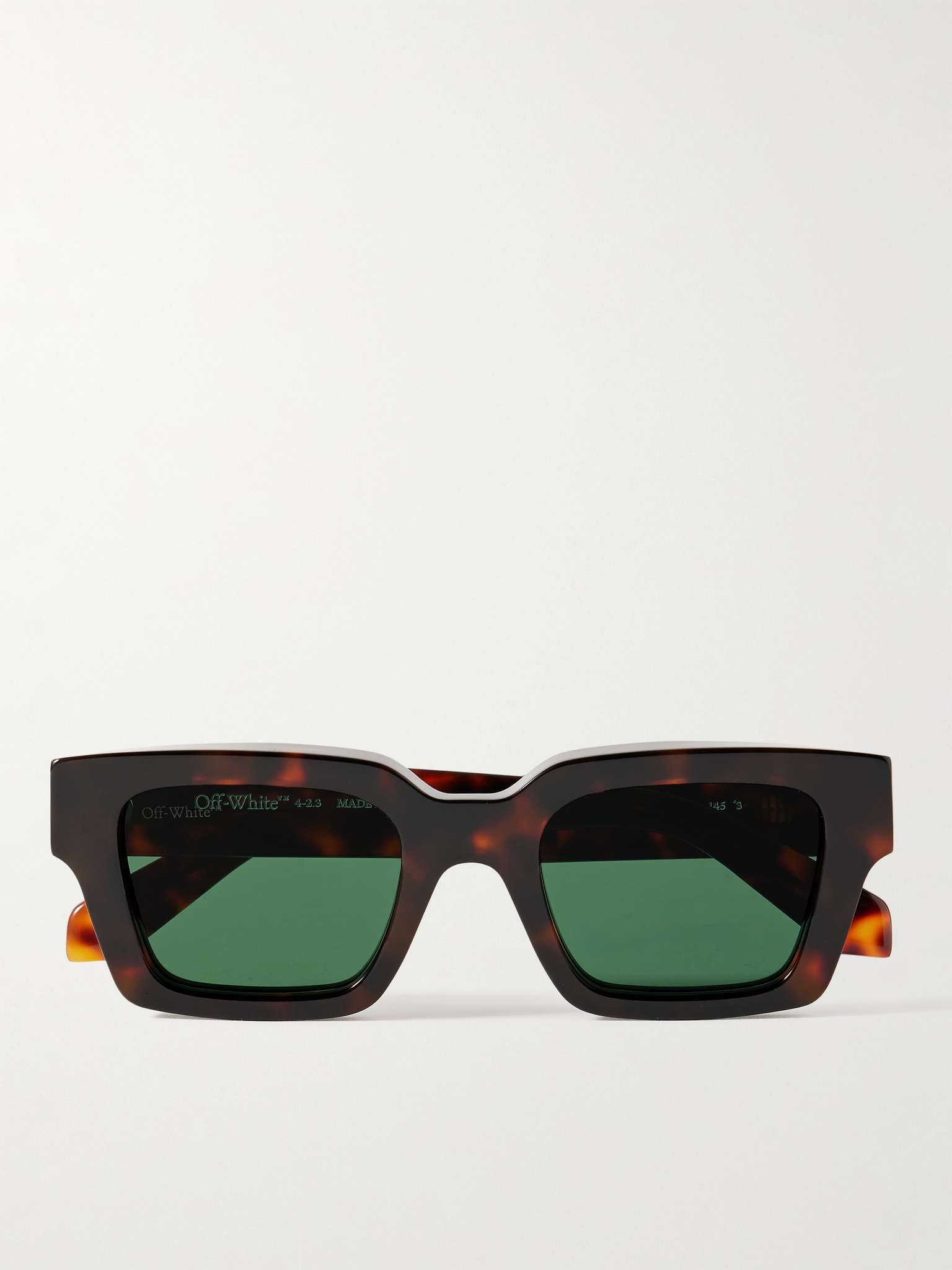 Virgil Square-Frame Tortoiseshell Acetate Sunglasses - 1