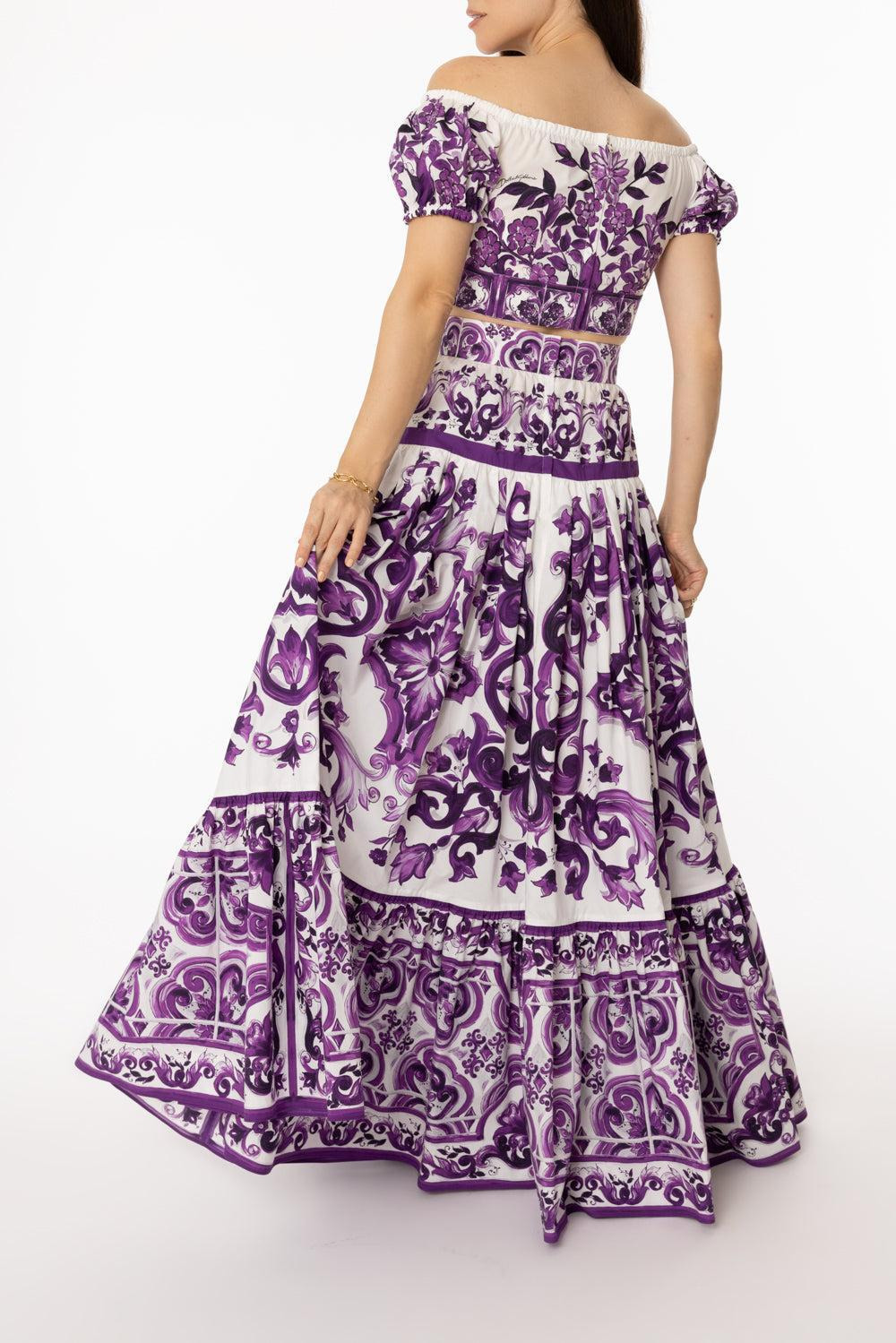 Maiolica Maxi Skirt - 4