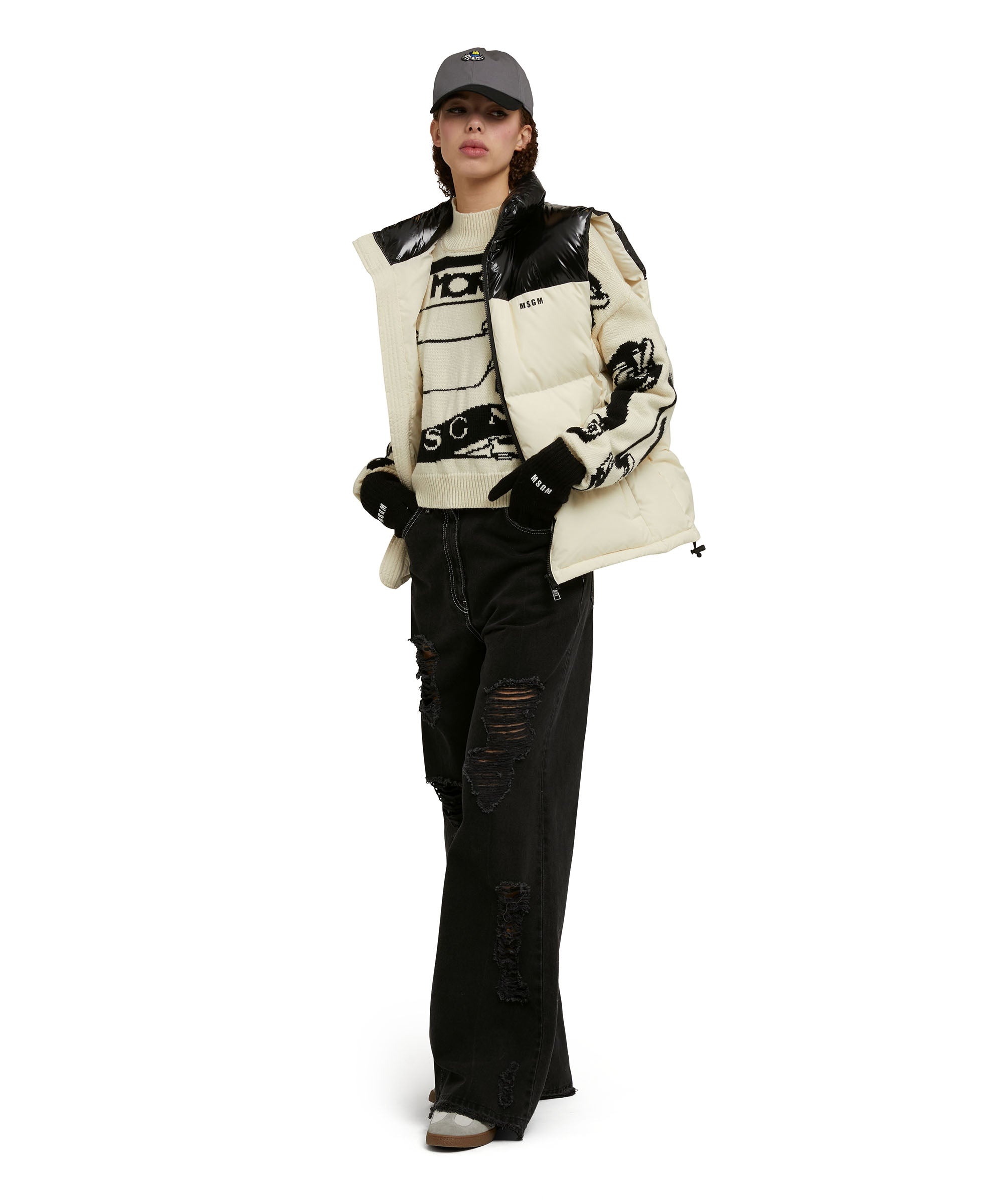 Wool turtleneck sweater from the collaboration of "Lorenza Longhi and MSGM" - 5
