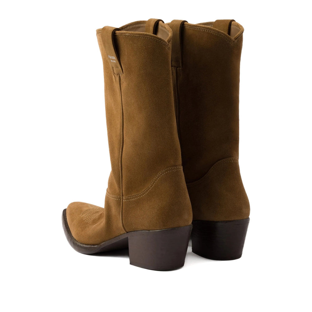Prada Brown Boots Women - 4