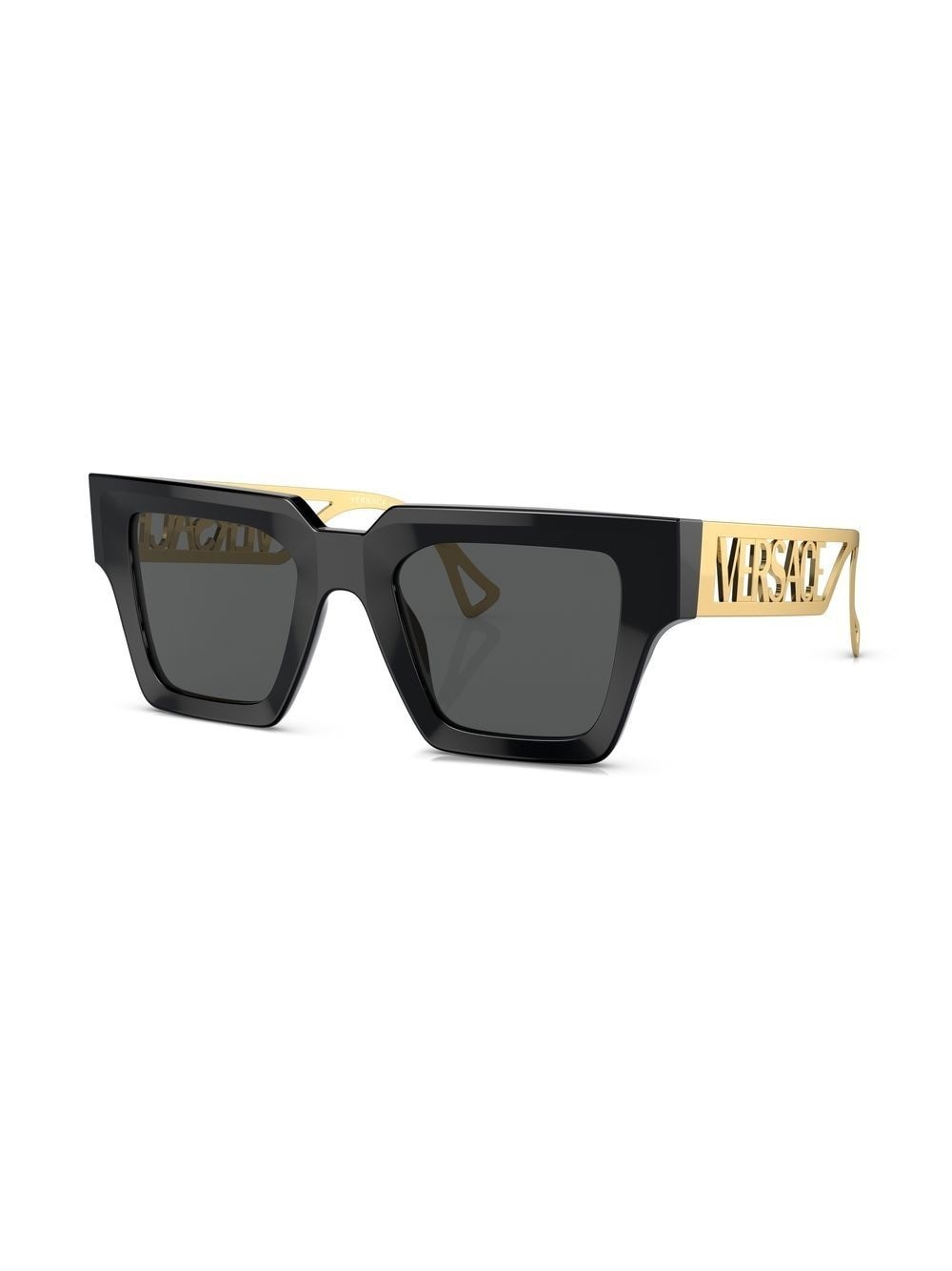 logo-embossed square-frame sunglasses - 2