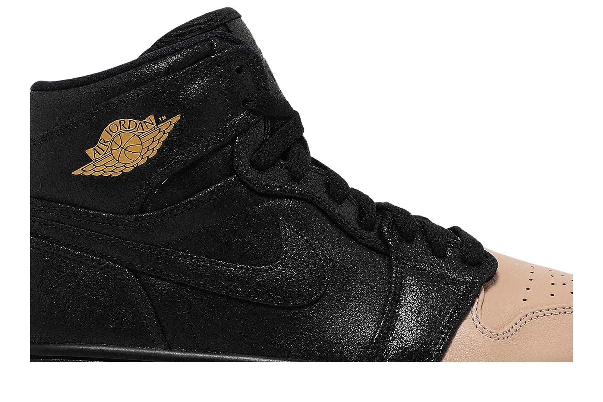 Wmns Air Jordan 1 Retro High Premium 'Dipped Toe - Black' - 2