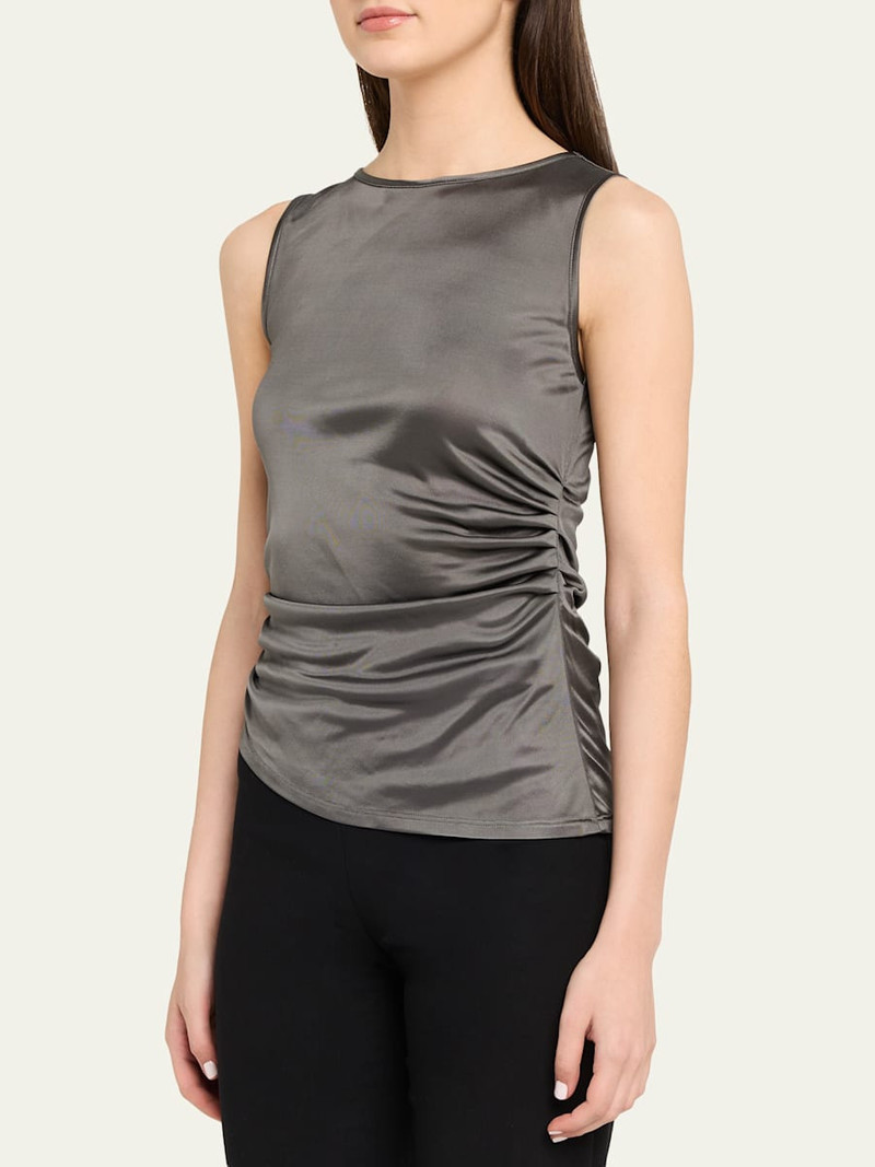 Ruched Jersey Sleeveless Top 4