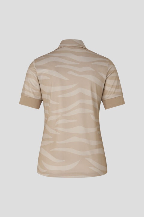 Calysa functional polo shirt in Beige - 6