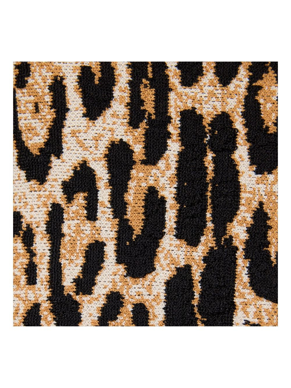 jaguar-print skirt - 7