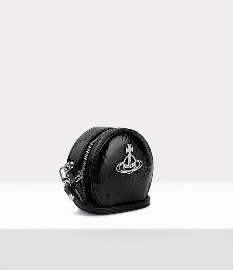 Vivienne Westwood CRINKLE MINI ROUND CROSSBODY outlook