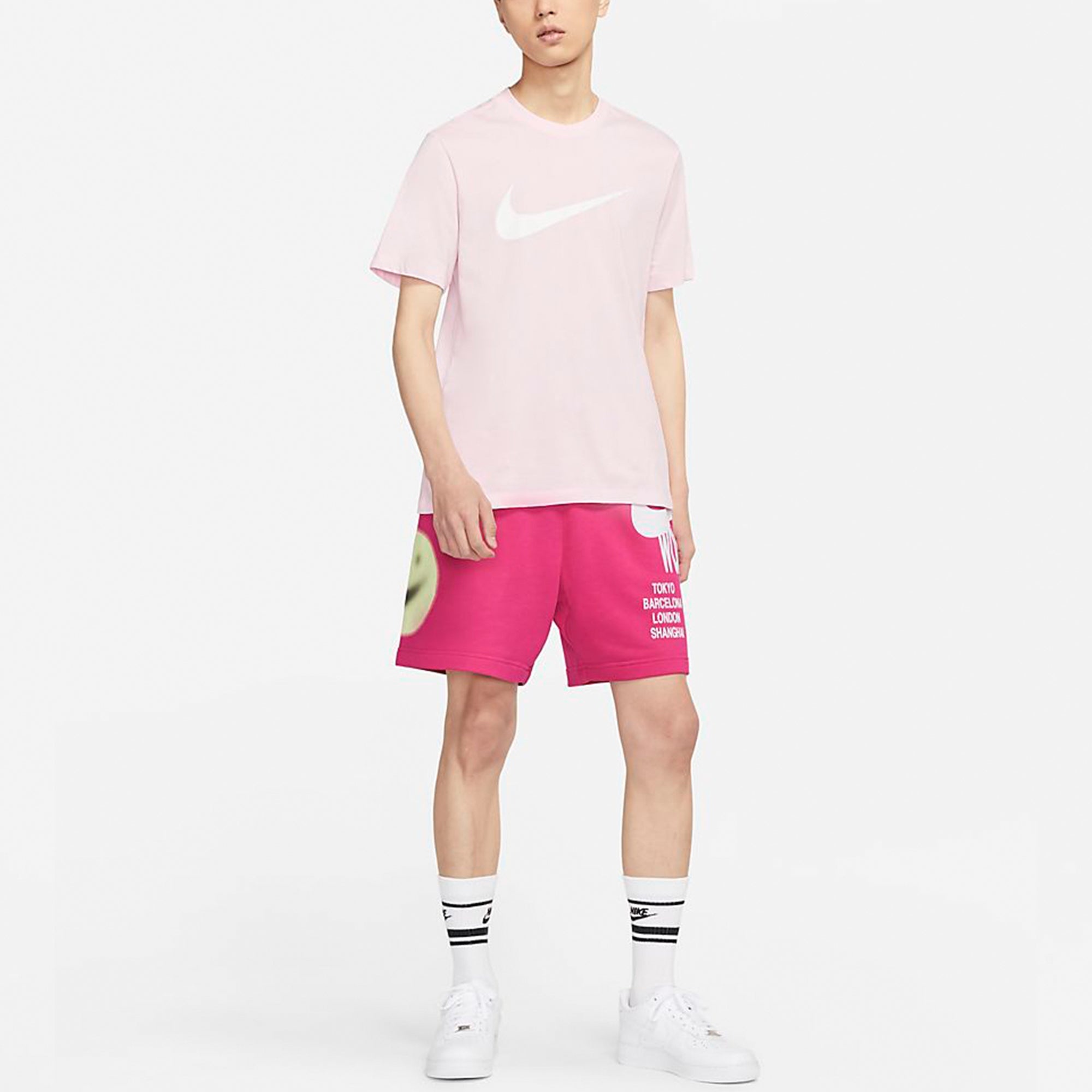 Nike AS Men's Nike Sportswear Tee ICON SWOOSH PINK FOAM DC5095-663 - 3