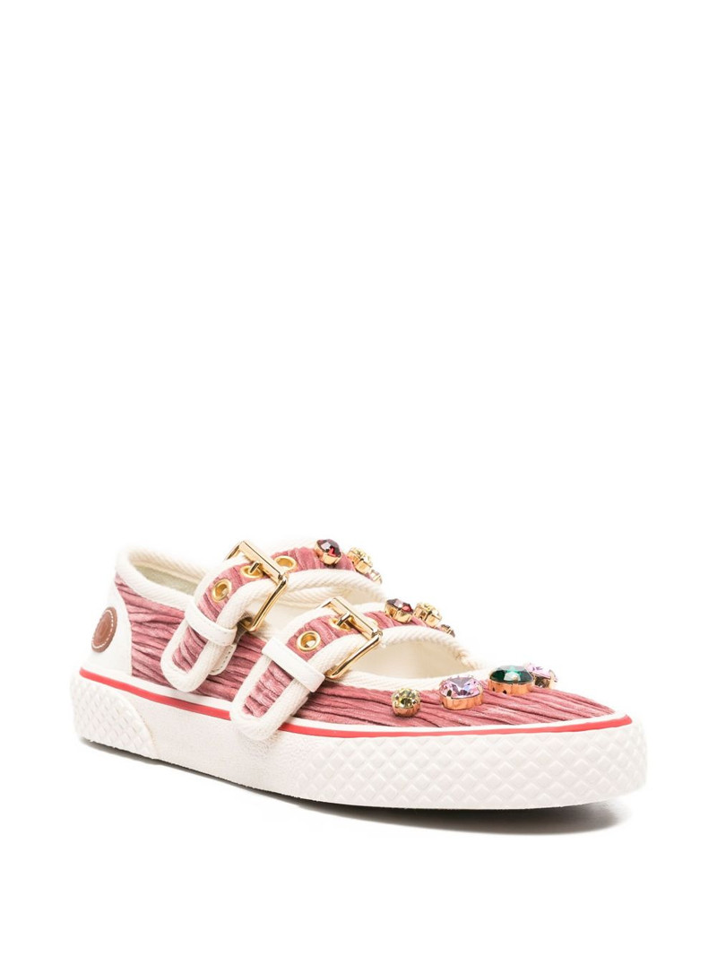 Valentino Dollyboard buckled sneakers outlook