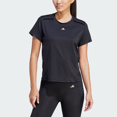 adidas (WMNS) adidas Power Tee 'Black' IN6208 outlook