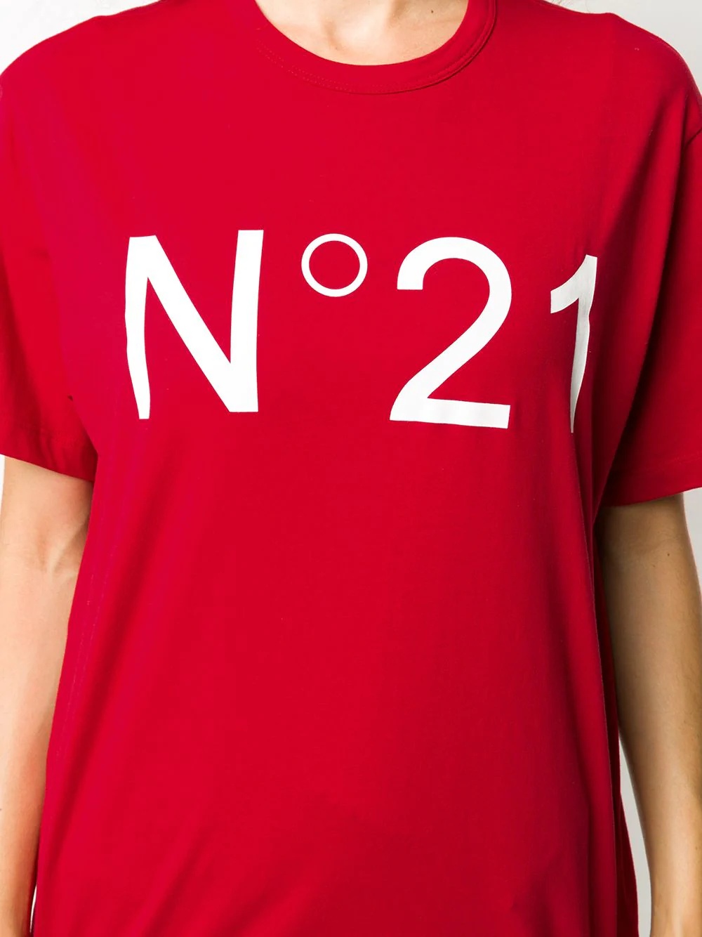 oversized logo print T-shirt - 5
