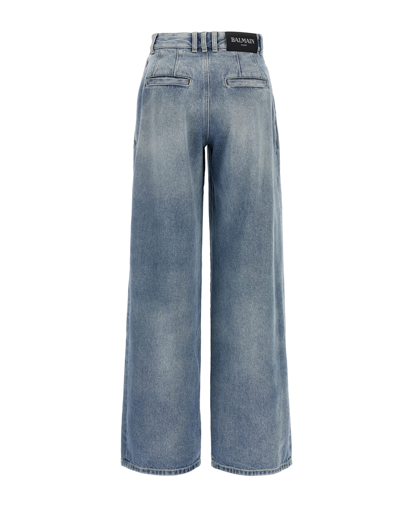 Pleated Jeans - 2