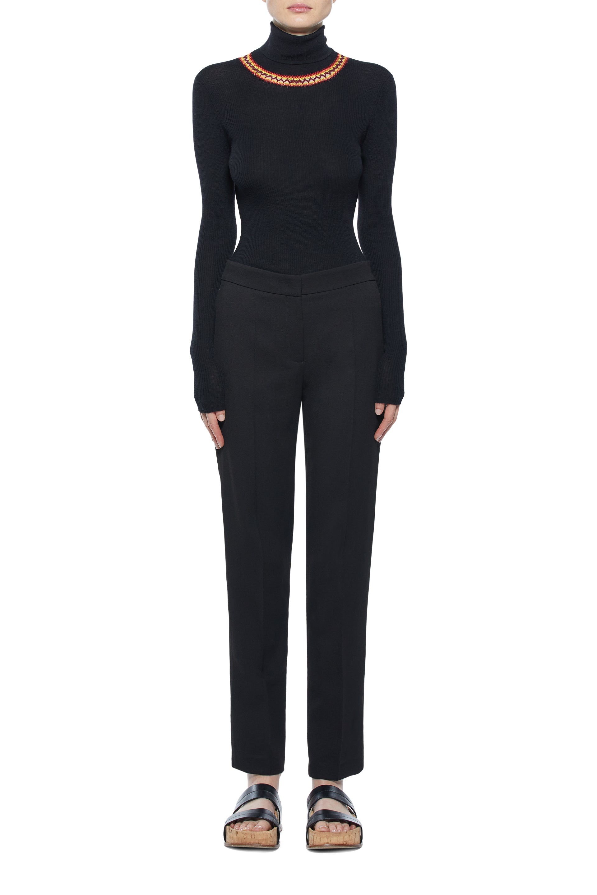 Michelle Pant in Silk Virgin Wool - 2