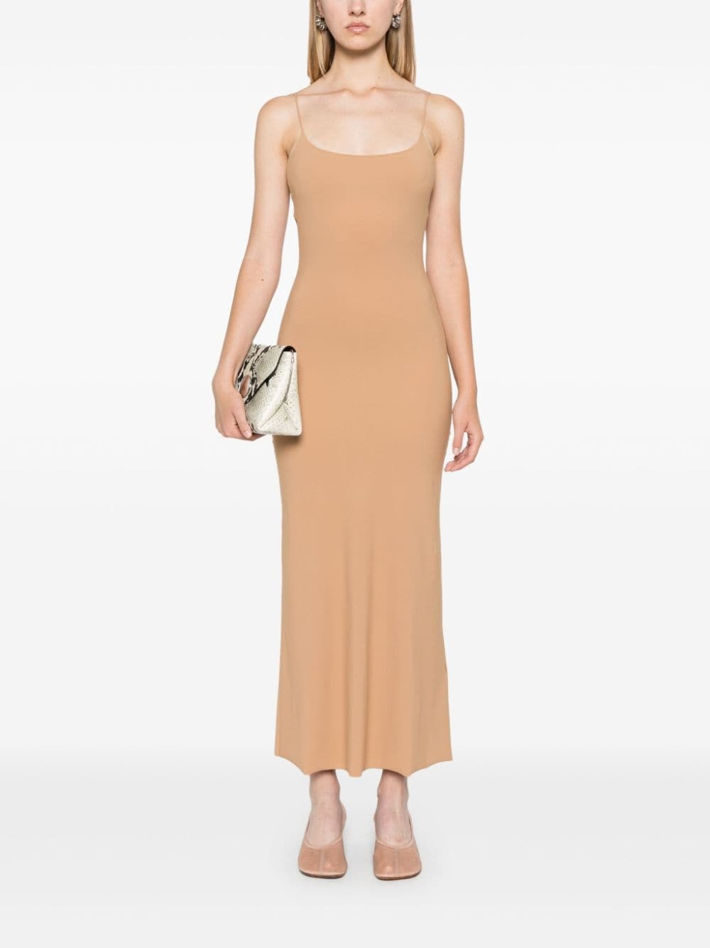 numbers-motif maxi dress - 2