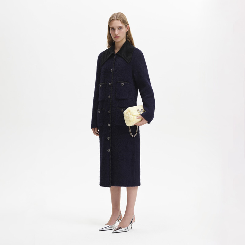 Navy Soft Knit Longline Cardigan 2