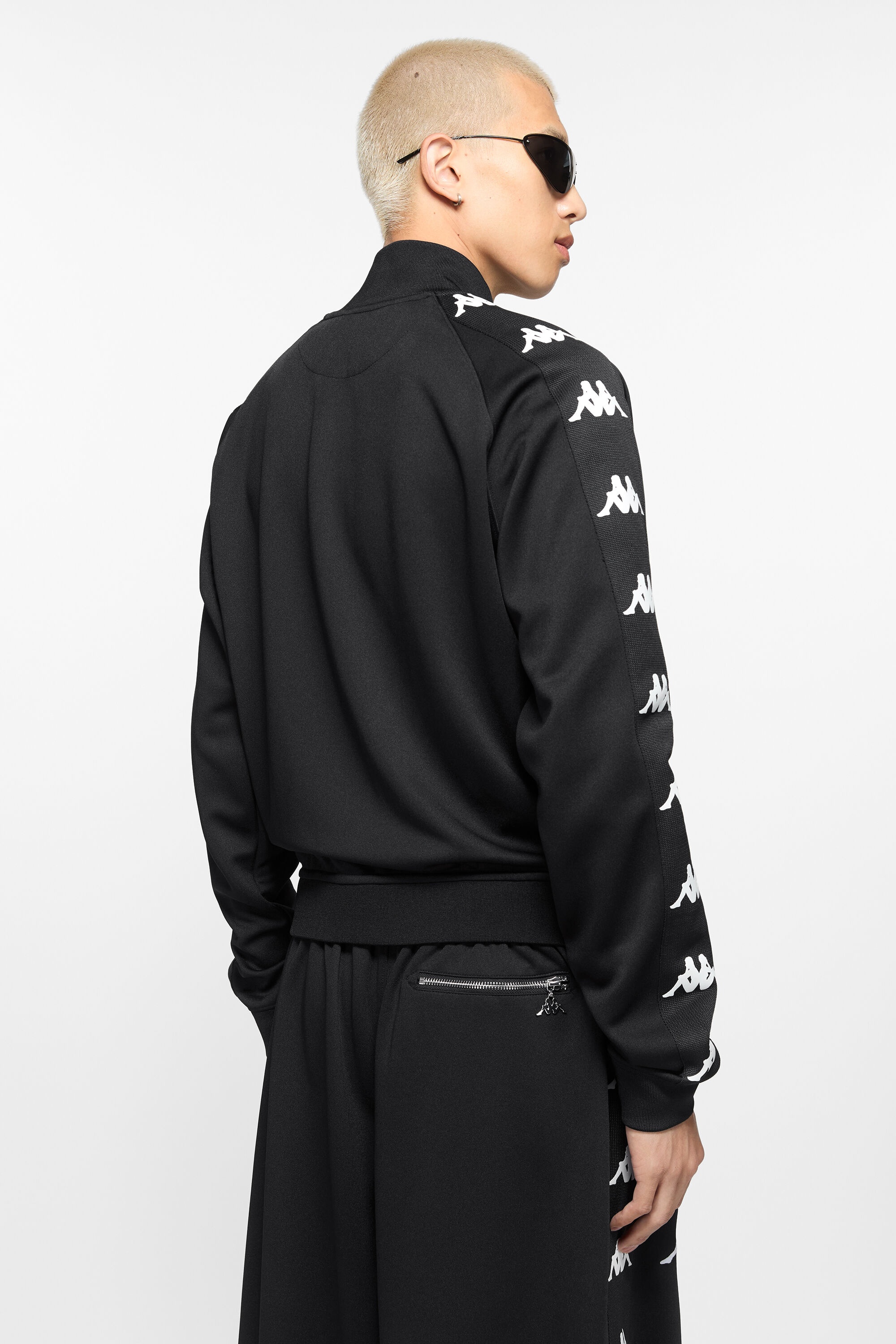 Zipper sweater - Acne Studios x Kappa - Black - 3